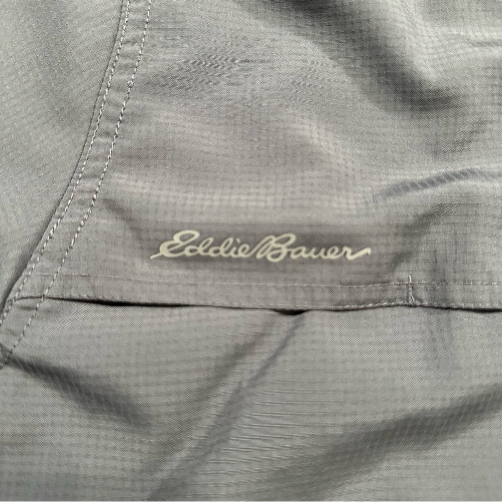 Eddie Bauer EC Fishing Shirt Gray Short Sleeve Mens XL - Picture 7 of 8